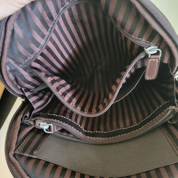 Jack Georges VOYAGER SMALL CONVERTIBLE BACKPACK/CROSSBODY Brown main image 4